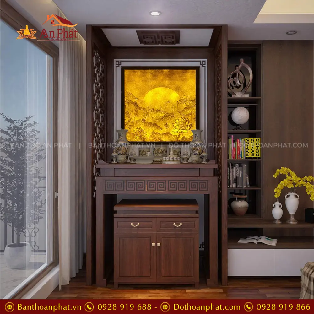 Mẫu Bàn Thờ Hiện Đại Cho Nhà Chung Cư BT-8882 5 Mẫu Bàn Thờ Hiện Đại Cho Nhà Chung Cư BT-8882