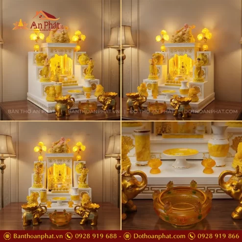 Mẫu Bàn Thờ Ông Địa Hiện Đại Cao Cấp Đồ Thờ Vàng TT-2681 4 mau ban tho ong dia hien dai cao cap do tho vang tt 268100003
