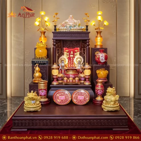Mẫu Bàn Thờ Thần Tài Hiện Đại Đồ Thờ Hợp Kim Nhập Khẩu Đẹp TT-2718 3 mau ban tho than tai hien dai do tho hop kim nhap khau dep tt 271800002