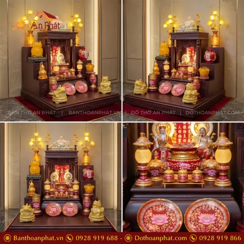 Mẫu Bàn Thờ Thần Tài Hiện Đại Đồ Thờ Hợp Kim Nhập Khẩu Đẹp TT-2718 4 mau ban tho than tai hien dai do tho hop kim nhap khau dep tt 271800003