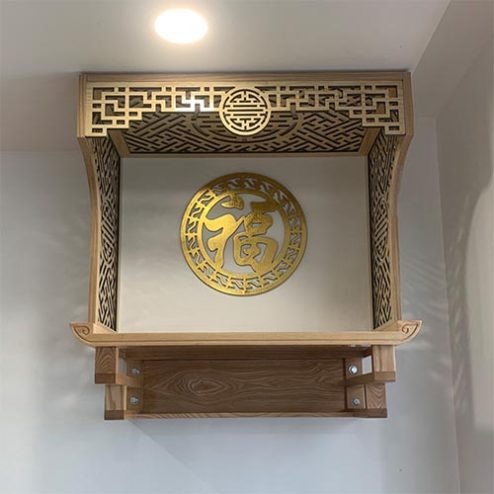 Mẫu Bàn Thờ Treo Tường Chung Cư Đẹp BT-8755