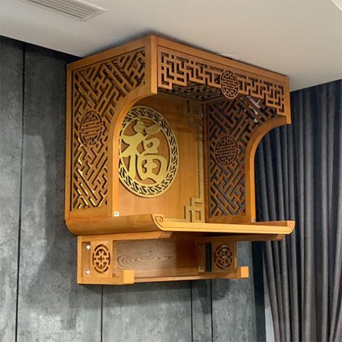 Mẫu Bàn Thờ Treo Tường Hiện Đại Cho Nhà Chung Cư BT-8737
