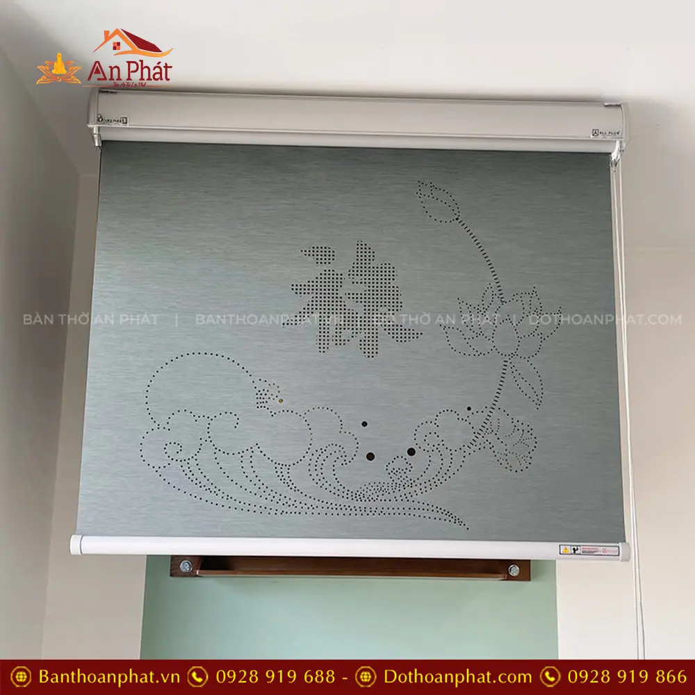 Mẫu Bàn Thờ Treo Tường Kết Hợp Rèm Vải Che Bàn Thờ BT-8770 8 Mẫu Bàn Thờ Treo Tường Kết Hợp Rèm Vải Che Bàn Thờ BT-8770