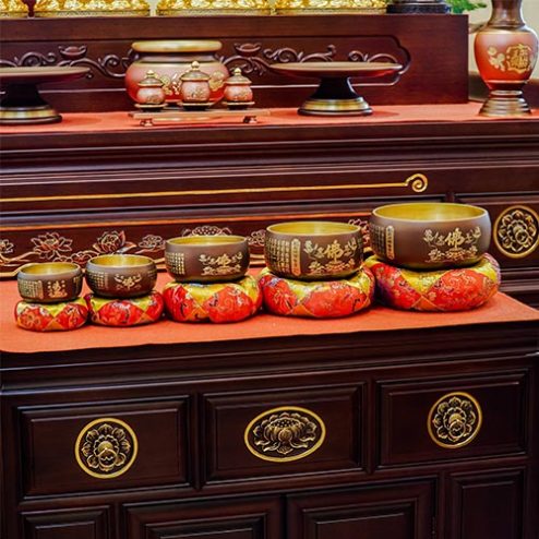 Mẫu Chuông Tụng Kinh Tại Gia Đồng Cao Cấp CM-8803