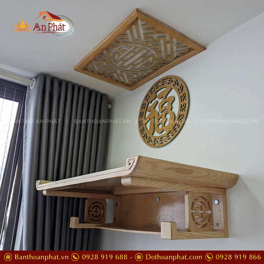 Mẫu Kệ Thờ Treo Tường Đơn Giản Hiện Đại BT-8756 7 Mẫu Kệ Thờ Treo Tường Đơn Giản Hiện Đại BT-8756