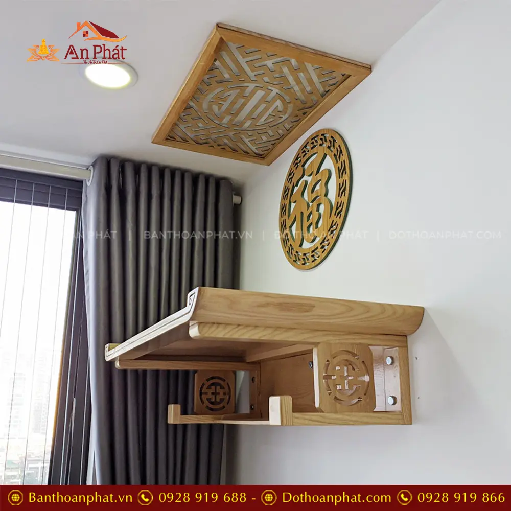 Mẫu Kệ Thờ Treo Tường Đơn Giản Hiện Đại BT-8756 9 Mẫu Kệ Thờ Treo Tường Đơn Giản Hiện Đại BT-8756