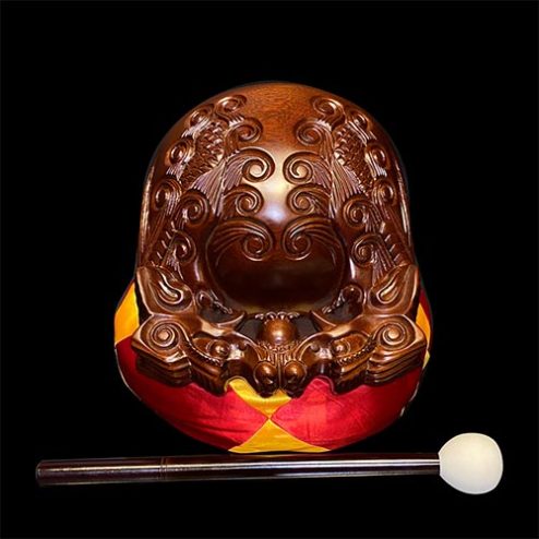 Mõ Tụng Kinh Cao Cấp Gỗ Thảo Hoa Lê CM-8807