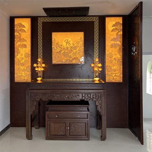 Phòng Thờ Đẹp Thiết Kế Hiện Đại BT-8948