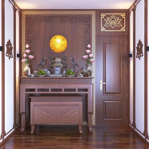 Phòng Thờ Đơn Giản Hiện Đại BT-8921