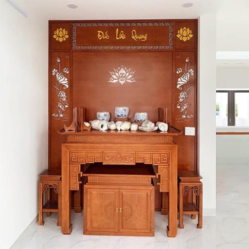Phòng Thờ Gia Tiên Đơn Giản Đẹp BT-8951