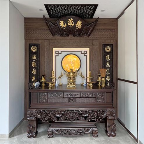 Sập Thờ Đẹp Gỗ Gụ Cao Cấp BT-8964