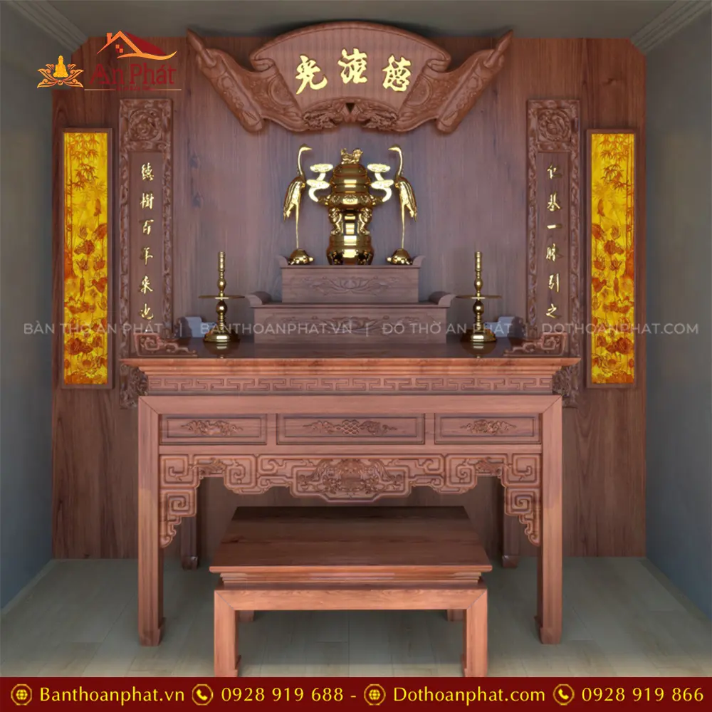 Tấm Ốp Phòng Thờ Gỗ MDF VN-4333 15 Tấm Ốp Phòng Thờ Gỗ MDF VN-4333