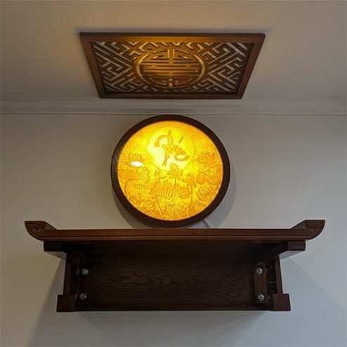 Trang Thờ Phật Treo Tường Đẹp BT-8774