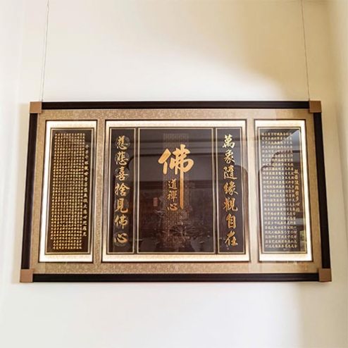 Tranh Điện Nhập Khẩu Phật Giáo Cao Cấp TDN-6409