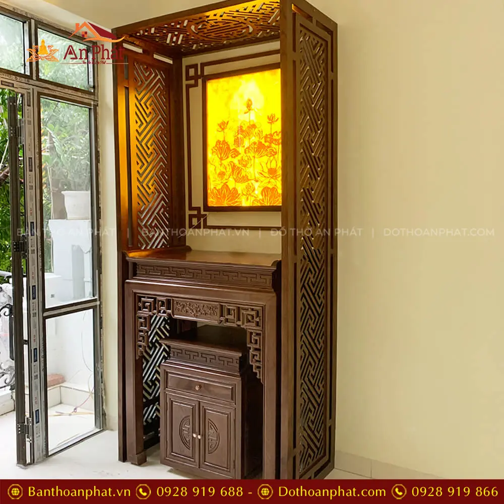 Tủ Thờ Chung Cư Mẫu Bàn Thờ Nhỏ Gọn BT-8989 9 Tủ Thờ Chung Cư Mẫu Bàn Thờ Nhỏ Gọn BT-8989