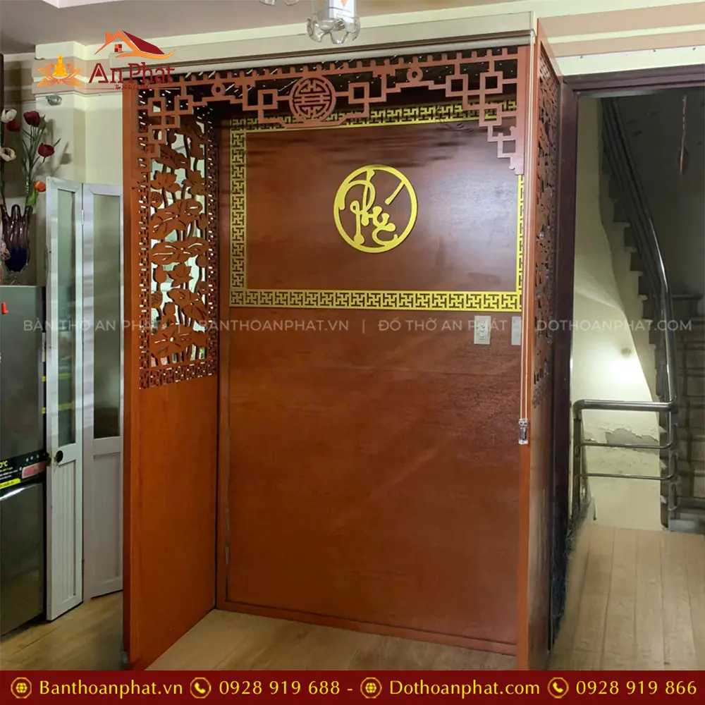 Vách Bàn Thờ Chung Cư Đẹp VN-4331 9 Vách Bàn Thờ Chung Cư Đẹp VN-4331