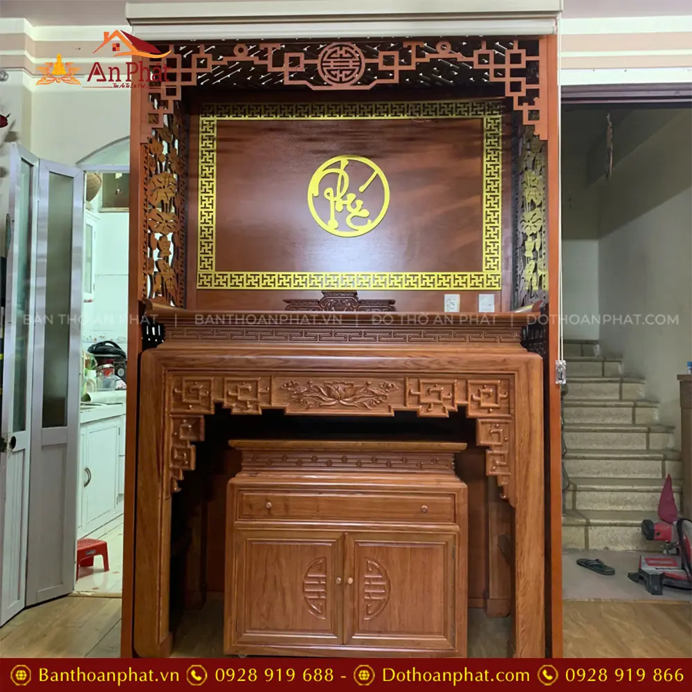 Vách Bàn Thờ Chung Cư Đẹp VN-4331 10 Vách Bàn Thờ Chung Cư Đẹp VN-4331