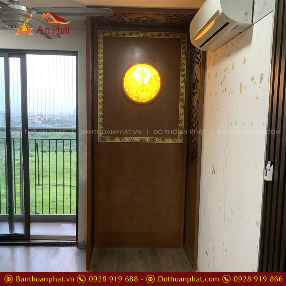 Vách Bàn Thờ Chung Cư Đẹp VN-4334 9 Vách Bàn Thờ Chung Cư Đẹp VN-4334
