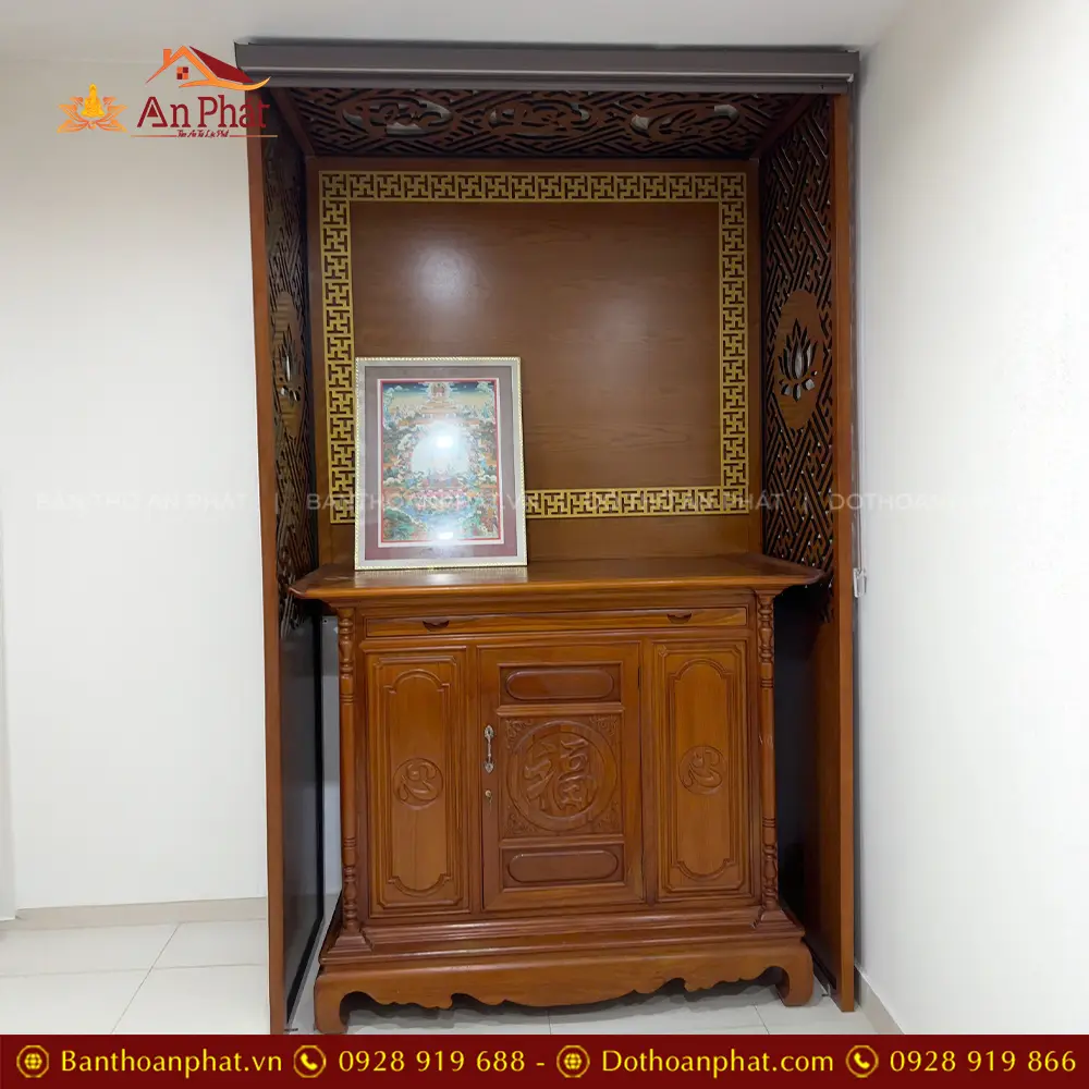 Vách Ngăn Bàn Thờ Đẹp Kết Hợp Rèm Vải Che Bàn Thờ VN-4361 15 Vách Ngăn Bàn Thờ Đẹp Kết Hợp Rèm Vải Che Bàn Thờ VN-4361