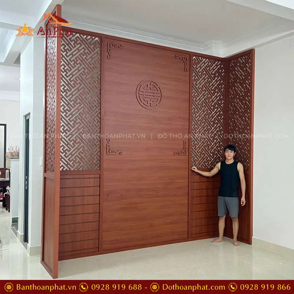 Vách Ngăn Không Gian Thờ Với Phòng Khách VN-4319 20 Vách Ngăn Không Gian Thờ Với Phòng Khách VN-4319